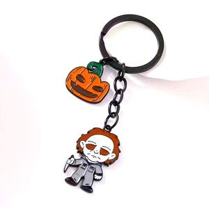 Michael Myers Pumpkin Halloween Keychain (NEW)